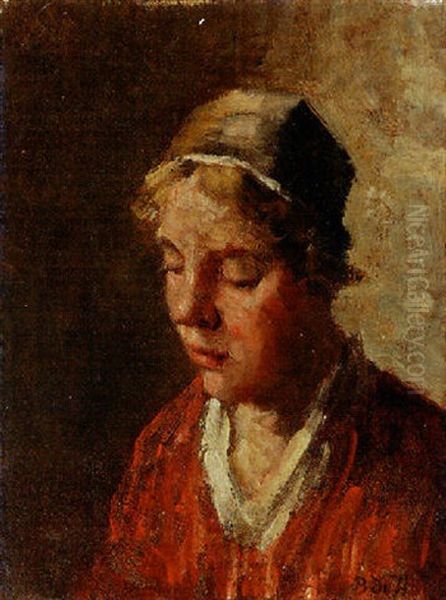 The Farmer's Wife Oil Painting by Bernard Johann De Hoog