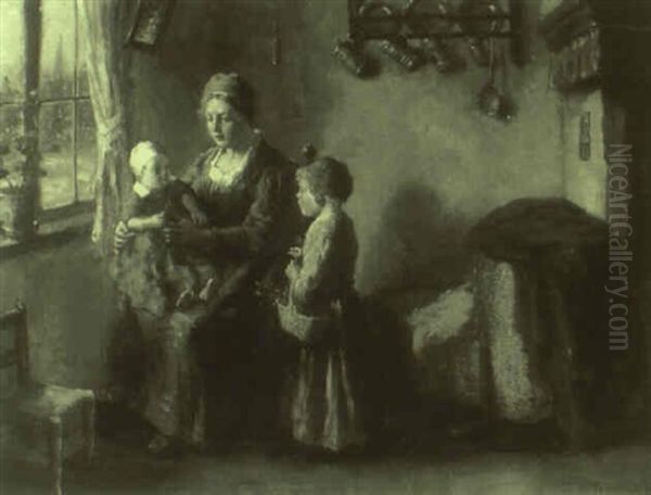 The Centre Of Attention Oil Painting by Bernard Johann De Hoog