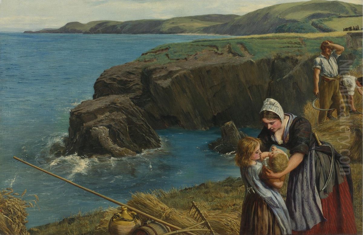 The Acre By The Sea Oil Painting by James Clarke Hook