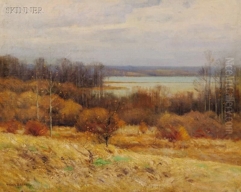 Autumn Fields Oil Painting by Frank A. Barney
