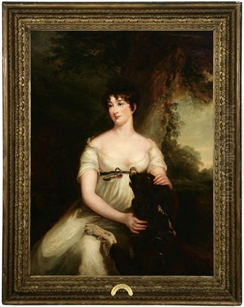 Louisa, Lady Bagot Oil Painting by Sir John Hoppner