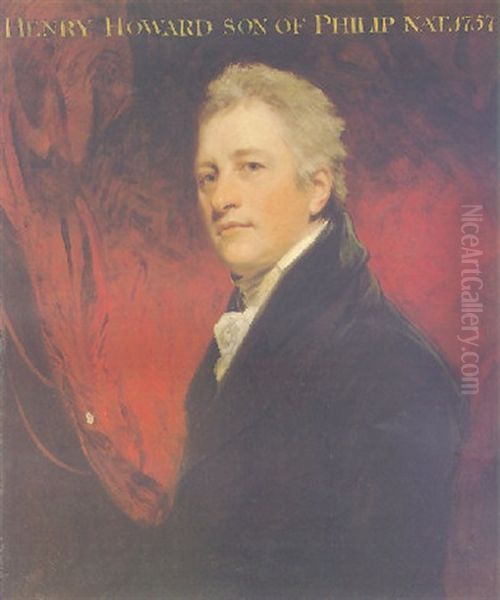 Portrait Of Henry Howard Oil Painting by Sir John Hoppner