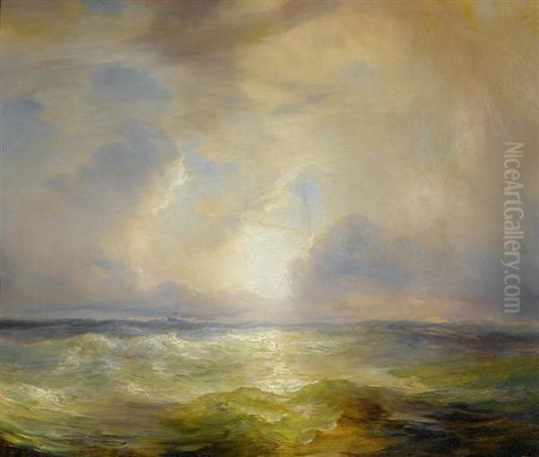 Marine Oil Painting by Theodore Gudin