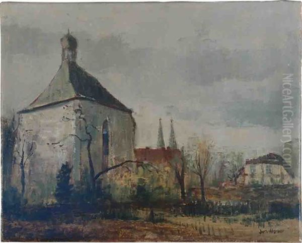 Blick Auf Den Kolner Dom Oil Painting by Josef Horn