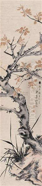 Untitled Oil Painting by  Hu Tiemei