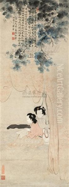 Figure Oil Painting by Hua Yan