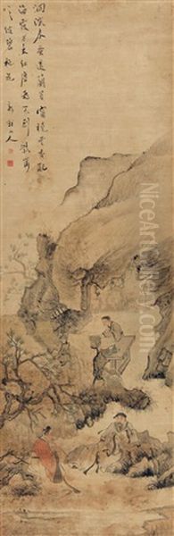 Untitled Oil Painting by Hua Yan