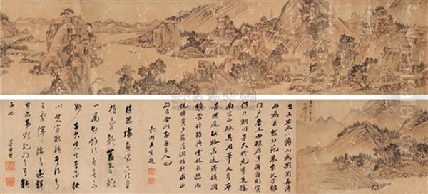 Untitled Oil Painting by Huang Gongwang