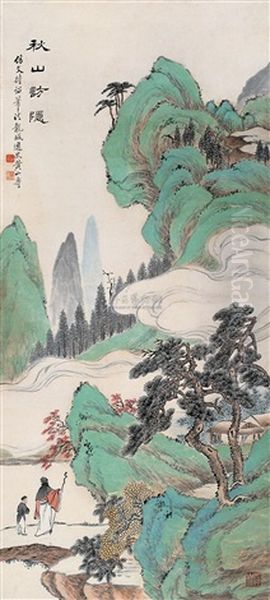 Landscape Oil Painting by Huang Shanshou