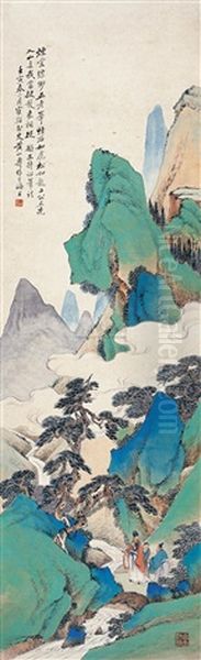 Landscape Oil Painting by Huang Shanshou