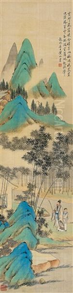 Landscape Oil Painting by Huang Shanshou