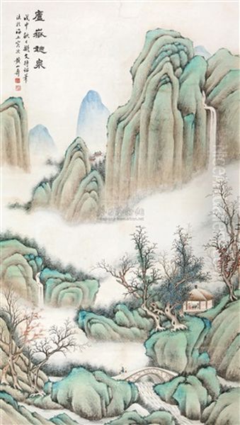 Landscape Oil Painting by Huang Shanshou