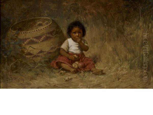 Little Girl Oil Painting by Grace Carpenter Hudson