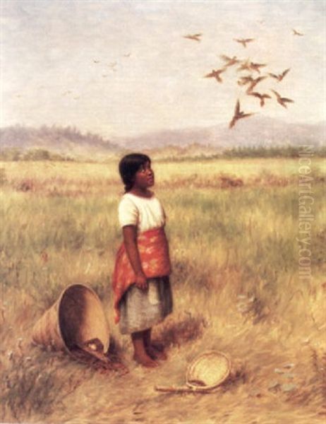 Harvesters (mary Angel) Oil Painting by Grace Carpenter Hudson