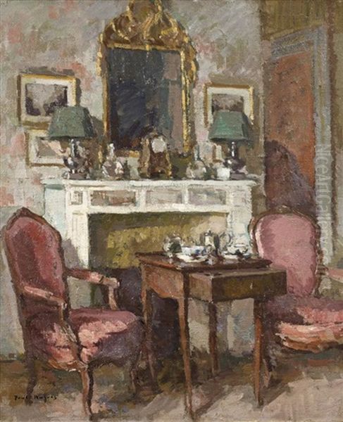 Interieur A Villefranche Sur Mer Oil Painting by Paul Hughes