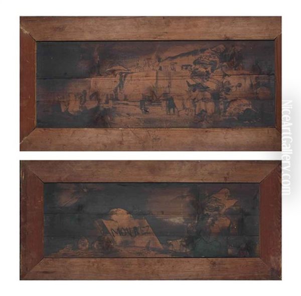 Vivez Et Mourez (pair) Oil Painting by Victor Hugo