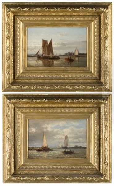 Untitled (pair) Oil Painting by Abraham Hulk the Elder