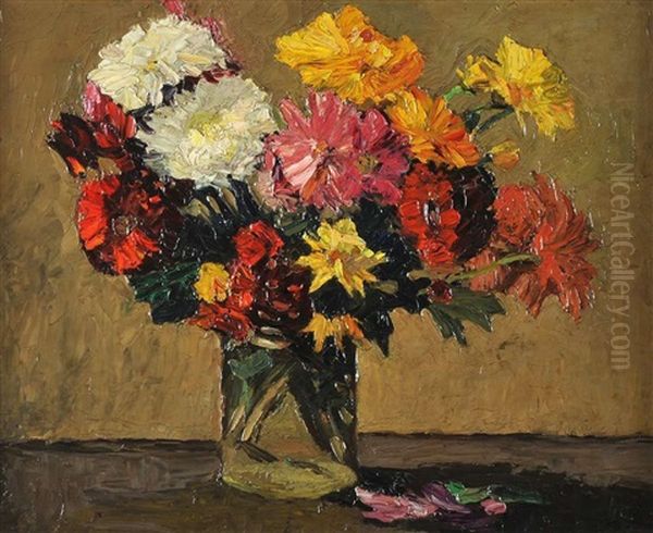 Still Life Oil Painting by Frederick W. Hull