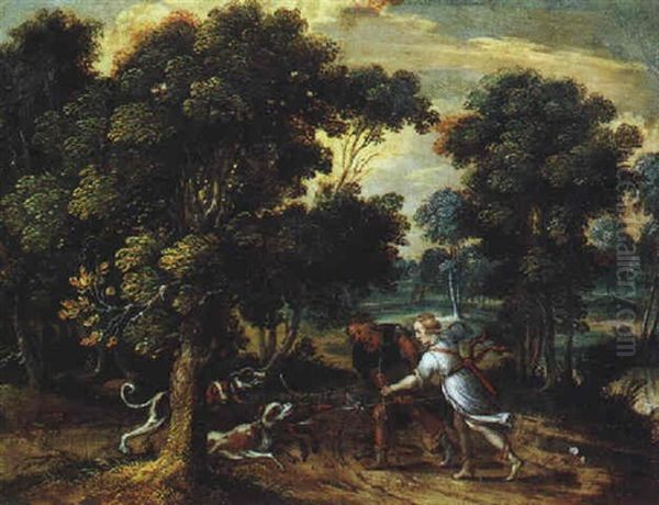 Die Jagd Des Meleager Und Der Atalante Oil Painting by Pieter van der Hulst the Elder