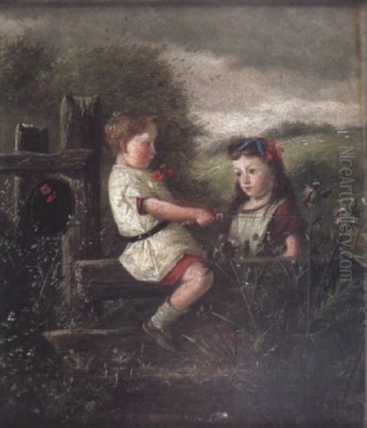 The Young Rider Oil Painting by Charles, Hunt Jnr.