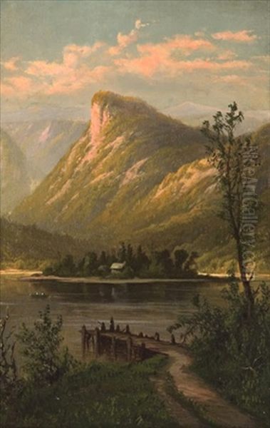 Adirondacks - Mt. Macomb Oil Painting by Charles Day Hunt