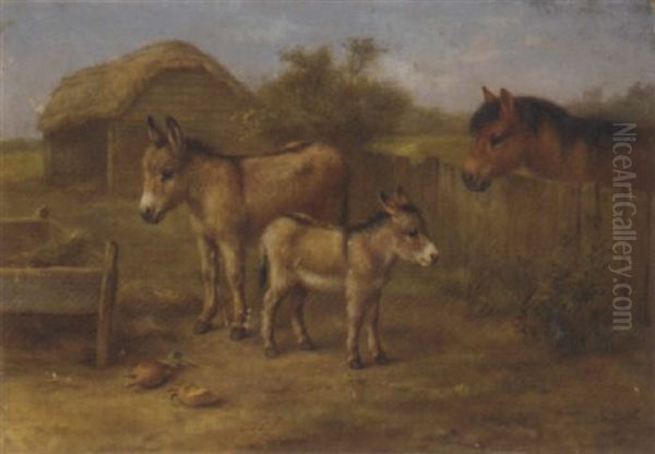 Stable Friends Oil Painting by Edgar Hunt