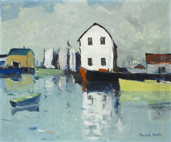 The Yellow Boat Oil Painting by Thomas Lorraine Hunt