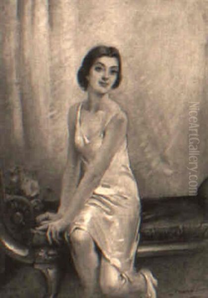 Fashion In 1926, #2 Oil Painting by John Young Hunter