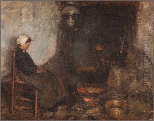 The Dreamer Oil Painting by Robert Gemmell Hutchison