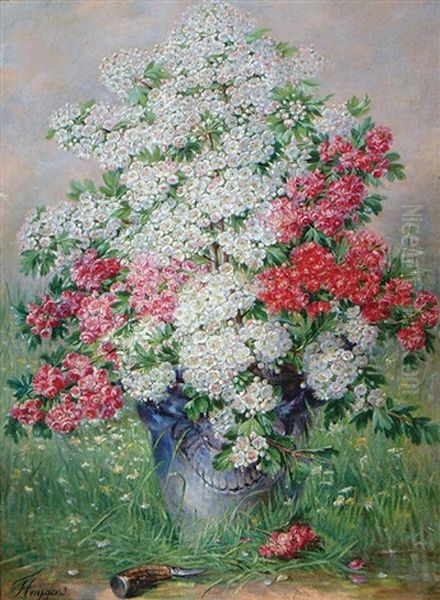 Still Life Oil Painting by Francois Joseph Huygens