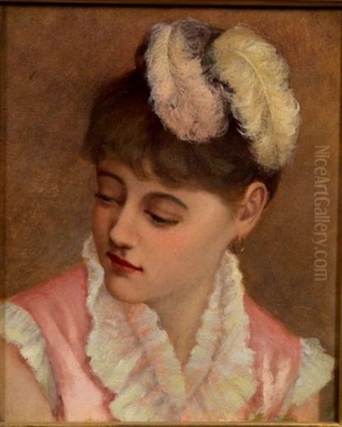 At The Opera Oil Painting by Herman N. Hyneman