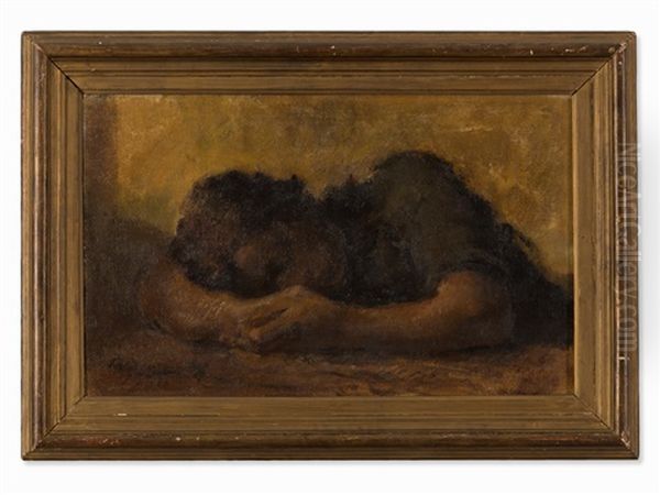 Femme Endormie Oil Painting by Alexander Evgenevich Iacovleff