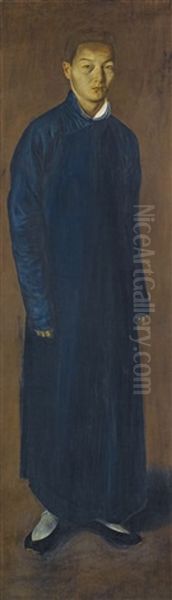 Portrait Of A Dignitary Oil Painting by Alexander Evgenevich Iacovleff