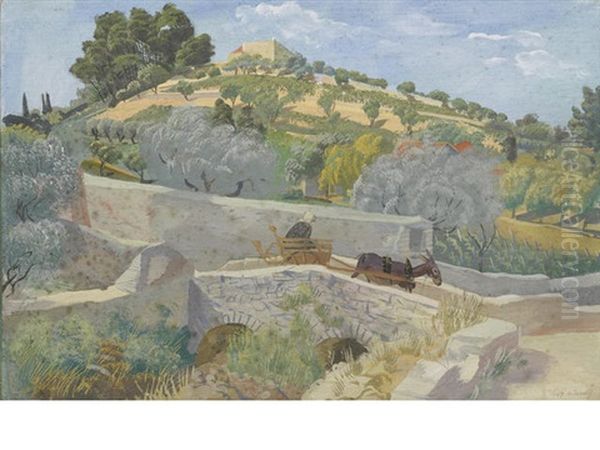 Cassis Oil Painting by Alexander Evgenevich Iacovleff