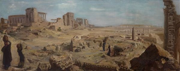 Palmyra Oil Painting by Alexander Evgenevich Iacovleff