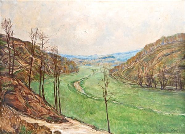 Landschaft Oil Painting by Alexander Evgenevich Iacovleff