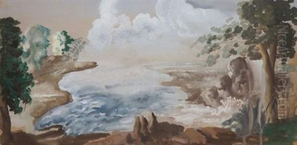 Madagascar Oil Painting by Alexander Evgenevich Iacovleff