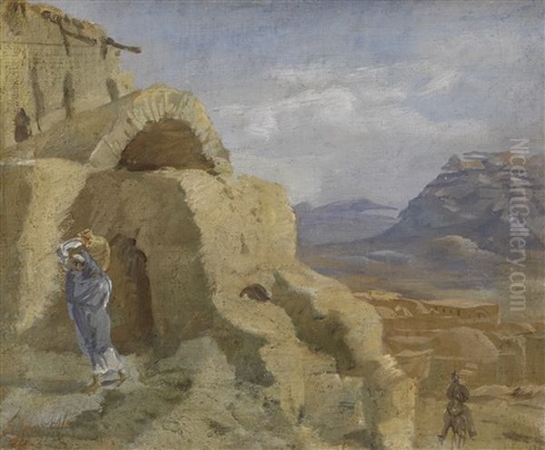 Persian Spring Oil Painting by Alexander Evgenevich Iacovleff