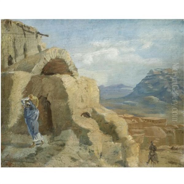 Persian Spring Oil Painting by Alexander Evgenevich Iacovleff