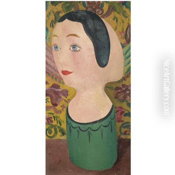 The Cork Doll Oil Painting by Alexander Evgenevich Iacovleff