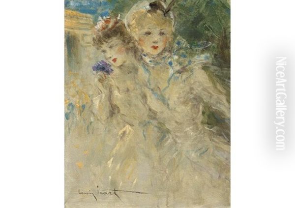 Champs Elysees Oil Painting by Louis Icart