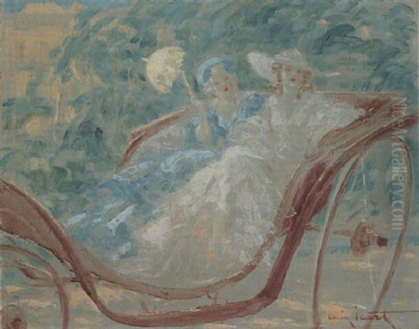 Avenue Du Bois Oil Painting by Louis Icart