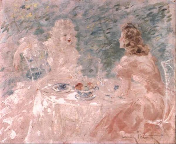 Dejeuner Intime Oil Painting by Louis Icart