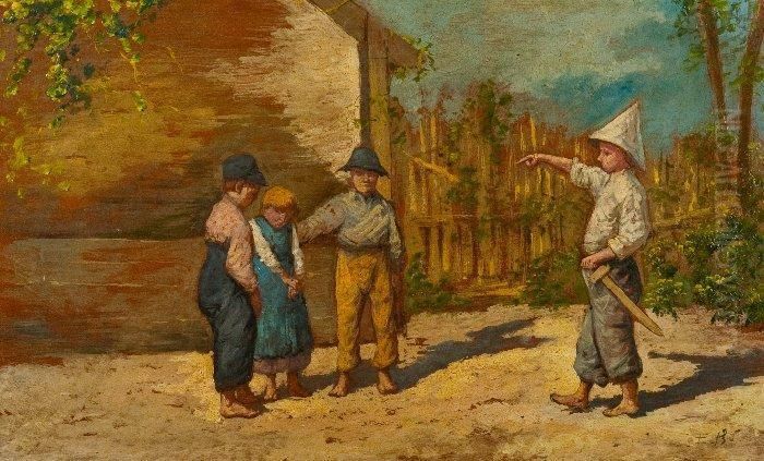 Senza Titolo Oil Painting by Enrico Pistilli