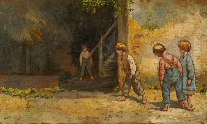 Senza Titolo Oil Painting by Enrico Pistilli