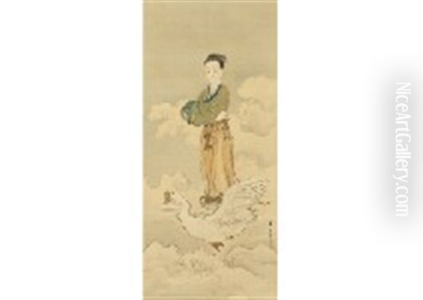 Woman Oil Painting by Shuho Ikegami