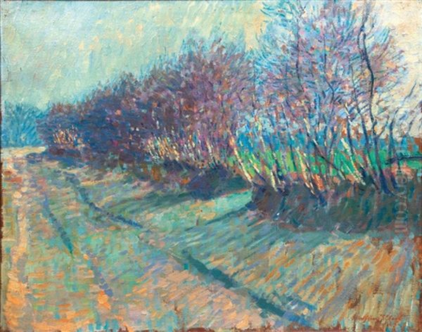 Birkenknick Oil Painting by Arthur Illies