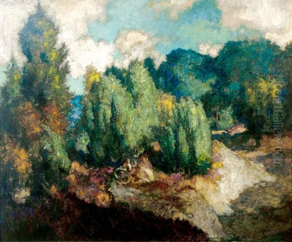 Wacholderwildnis Oil Painting by Arthur Illies