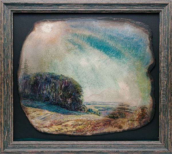 Burning Sun Oil Painting by Arthur Illies