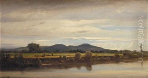 Travaux Des Champs Oil Painting by Edouard Auguste Imer